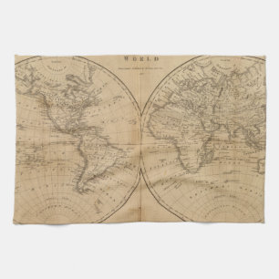 The World 2 2 Kitchen Towel