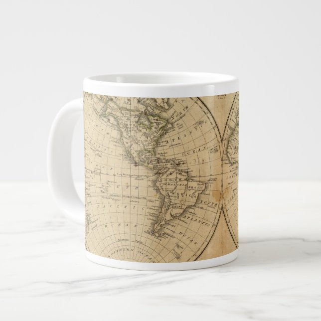 The World 2 Large Coffee Mug (Front Left)