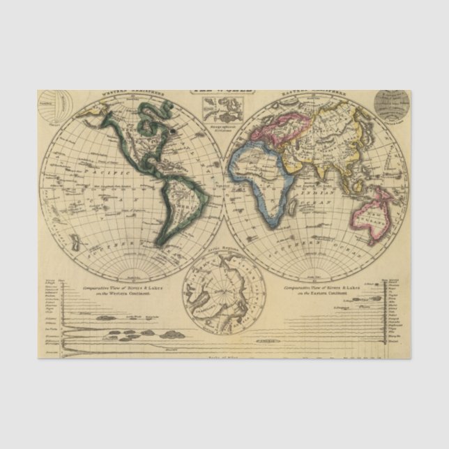 The World 3 2 Tissue Paper (Front)
