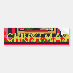 The world around Me is happy to Have You colours M Bumper Sticker