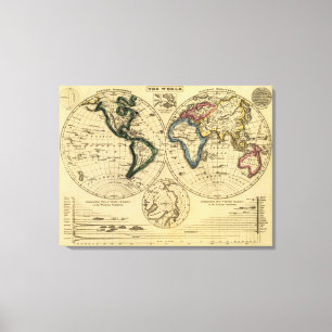 The World Canvas Print