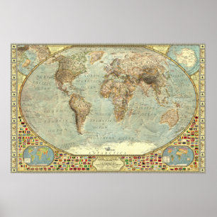 The World - Decorative Poster