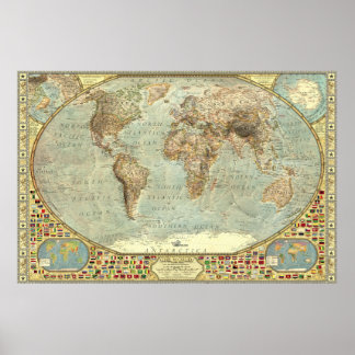 The World - Decorative Poster