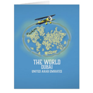 The World Dubai United Arab Emirates map