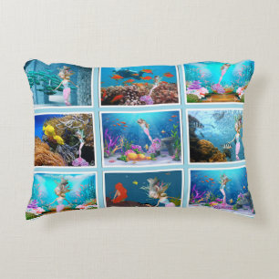 The World Famous Doll Mermaid Accent Pillow