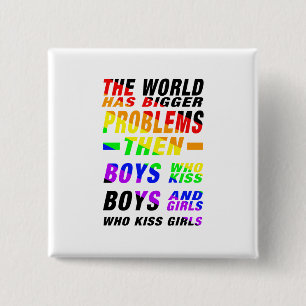 The World has bigger Problems 2 Inch Square Button