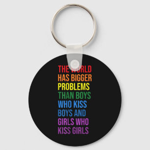 The World Has Bigger Problems Lgbtqia+ Pride Month Keychain