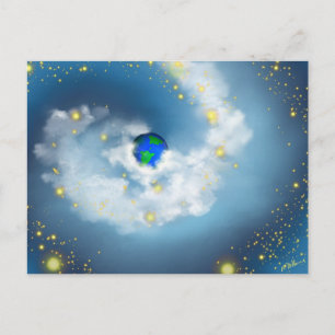 The World In His Hands Postcard