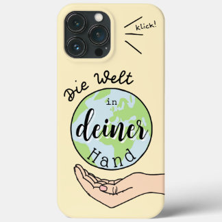 The World in Your Hand iPhone 13 Pro Max Case