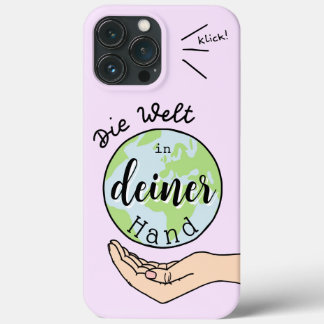 The World in Your Hand iPhone 13 Pro Max Case
