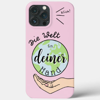 The World in Your Hand iPhone 13 Pro Max Case