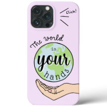 the world in your hands Case-Mate iPhone Hülle
