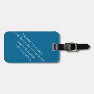 The World is a Book Luggage Tag