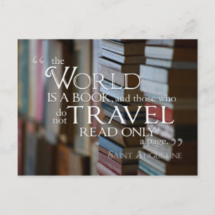 The World is a Book POSTCARD