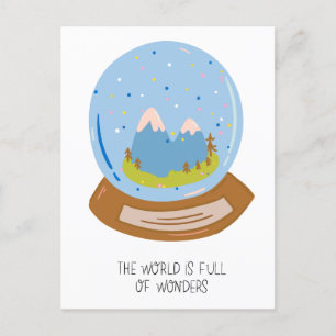 The World Is Full Of Wonders Postcard