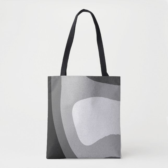 The World Is Grey Tote Bag (Front)