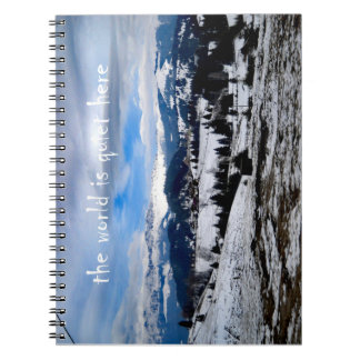 The world is quiet here notebook