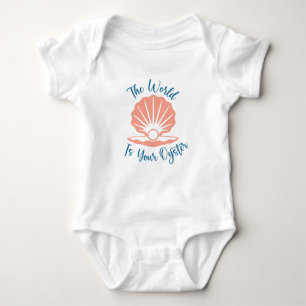 The World Is Your Oyster Baby Bodysuit