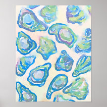 The World is Your Oyster Watercolor Print