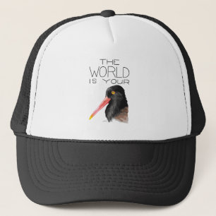 The World is Your Oystercatcher Trucker Hat