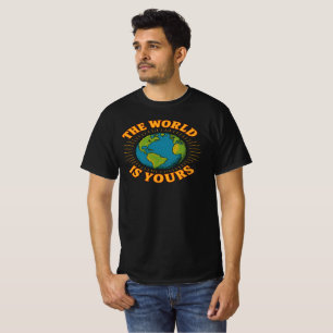 The World Is Yours Globe Graphic Tee
