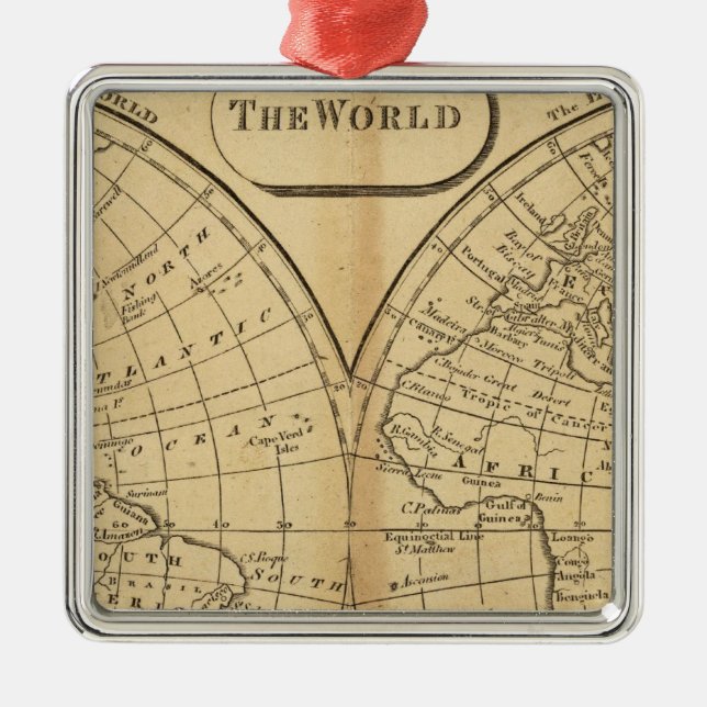The World Metal Ornament (Front)