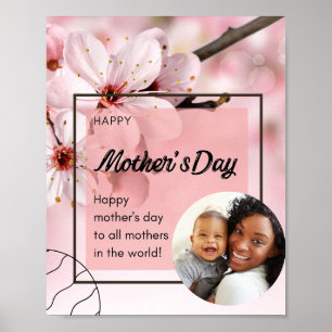 The World Mom Happy Mothers Day Holiday Posters