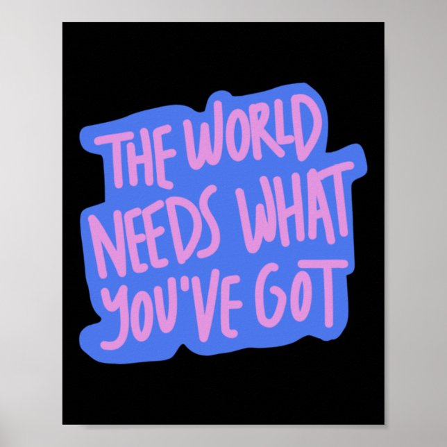 The World Needs You 1  Poster (Front)