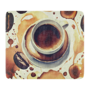 The world of coffee cutting board