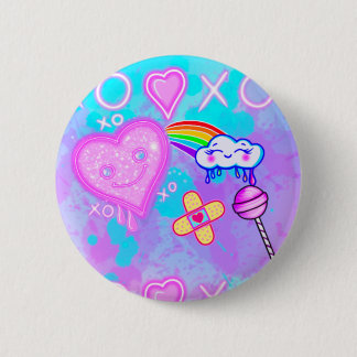 “The World of Cutie Pie Kawaii” Button pin