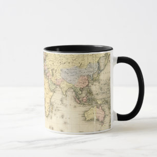 The World on Mercator's Projection   1840 Mug