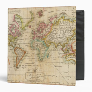 The World on Mercator's Projection Binder