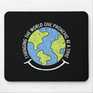 The World One Phoneme At A Time Dyslexia Awareness Mouse Pad