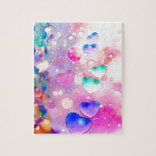 The world seeks love from the bottom of the heart jigsaw puzzle (Vertical)