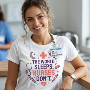 The World Sleep Nurse Don't Funny Nurse Gift Tri-Blend Shirt