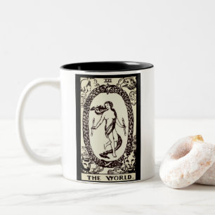 the world tarot card   mug