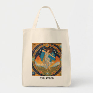 THE WORLD - TAROT CARD TOTE BAG