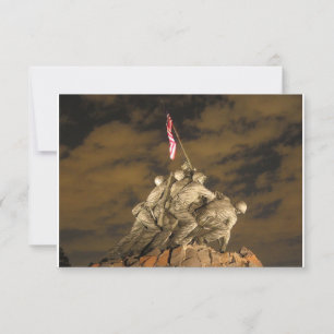 The World War II Iwo Jima Memorial Arlington VA