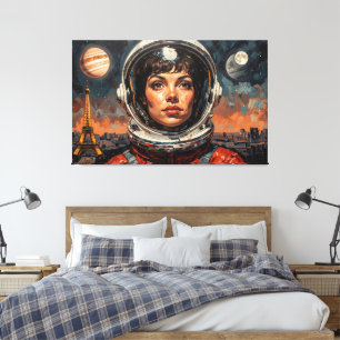 THE WORLD WE DISCOVERED PARIS 17 CANVAS PRINT