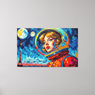 THE WORLD WE DISCOVERED PARIS CANVAS PRINT