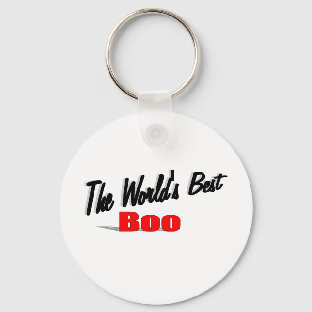 The World's Best Boo Keychain (Front)