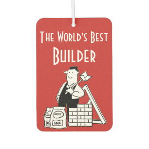 The World's Best Builder Air Freshener