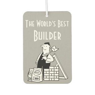 The World's Best Builder Air Freshener