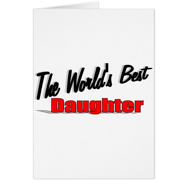The World's Best Daughter (Front)