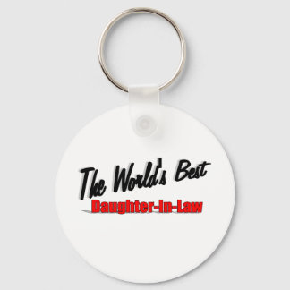 The World's Best Daughter-In-Law Keychain