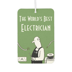 The World's Best Electrician Air Freshener