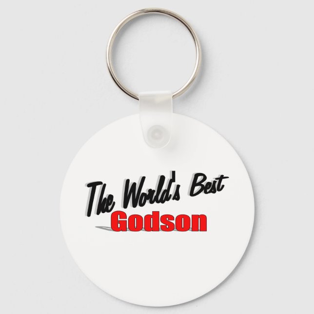 The World's Best Godson Keychain (Front)
