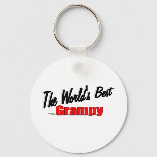 The World's Best Grampy Keychain (Front)