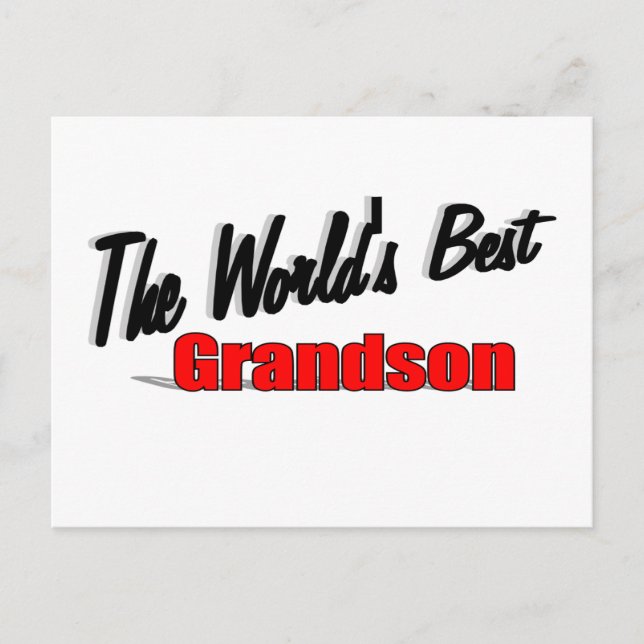 The World's Best Grandson Postcard (Front)