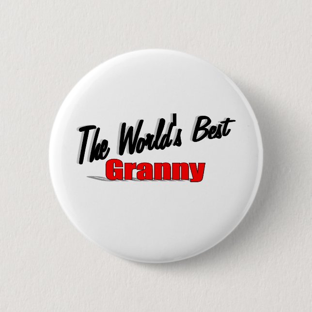 The World's Best Granny 2 Inch Round Button (Front)